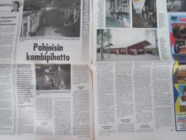 Koneviesti 1998 nr 2 - Huimaa kehitystä, Valtra ja Zuidberg Techniek - Etunostolaite ja -voimanotto kotimaiseen traktoriin, Sampo-Rosenlew Oy - Tulosta syntyy, ym.