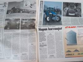 Koneviesti 1998 nr 1 - Bioenergian vuosikymmen, Agritechnican kylvötekniikka - Suunta kohti suurempaa, New Holland TS-sarja -Hopan korvaajat,Massey Ferguson 4255,ym.