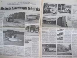 Koneviesti 1995 nr 21 - Kanta-asiakkuus ei kannata?, JF GX 2800 S- ja Krone AM 243 CV -nostolaitekiinnitteiset lautasniiittomurskaimet - Melkein hinattavan tehoisia