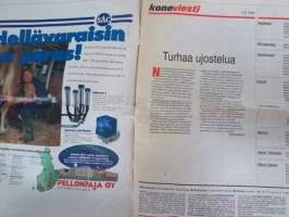 Koneviesti 1995 nr 13 - Turhaa ujostelua, Kantri soi 69 000:lle - Lappeenranta kokosi väkeä odotetusti, Lappeenrannan maaseutunäyttely, Moottoroitu kottikärry, ym.