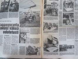 Koneviesti 1995 nr 13 - Turhaa ujostelua, Kantri soi 69 000:lle - Lappeenranta kokosi väkeä odotetusti, Lappeenrannan maaseutunäyttely, Moottoroitu kottikärry, ym.