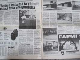 Koneviesti 1995 nr 8 - Aika vaarassa kulua hukkaan, Ruotsalaisen viljatilan selviytymisreseptit: Vanhaa kalustoa ja vaimot töissä tilan ulkopuolella, ym.