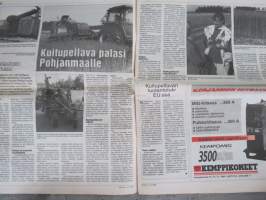 Koneviesti 1995 nr 8 - Aika vaarassa kulua hukkaan, Ruotsalaisen viljatilan selviytymisreseptit: Vanhaa kalustoa ja vaimot töissä tilan ulkopuolella, ym.