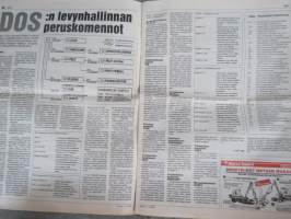 Koneviesti 1995 nr 7 - Mikä on oikea linja?, Miten se kuvio toimikaan..., Perävaunumiehen rengastuskat, Pumppuvaunusta puutavarakuormaimeen, ym.