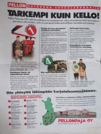 Koneviesti 1995 nr 7 - Mikä on oikea linja?, Miten se kuvio toimikaan..., Perävaunumiehen rengastuskat, Pumppuvaunusta puutavarakuormaimeen, ym.