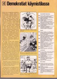 Kuohuva vuosisata 1973 N:o 4 - 1900-luvun historia.  Demokratiat käymistilassa. Iso-Britannia ja Ranska 1898-1904. Suomi - Puoluepolitiikka alkutaipaleellaan