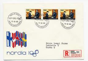 Postimerkkinäyttely   FDC  11.6.1966  R