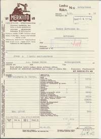 Merikiito Oy 1958 - firmalomake