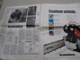 Koneviesti 1994 nr 9 - Onko sijaa maatalouskoneurakoinnille?, Kilpailukykyä maidontuotantoon, osa 2, Tehoa ja tarkkuutta Tanskassa, Tilinpäätösten tarkastelua, ym.