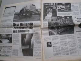 Koneviesti 1994 nr 10 - Arvonlisävero - Purkamoiden surma?, New Hollandit Zedelgemistä maailmalle, Parannettu MF-hydrauliikka, Turve-vaunut lähtivät kentille, ym.