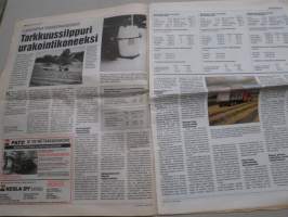 Koneviesti 1994 nr 10 - Arvonlisävero - Purkamoiden surma?, New Hollandit Zedelgemistä maailmalle, Parannettu MF-hydrauliikka, Turve-vaunut lähtivät kentille, ym.