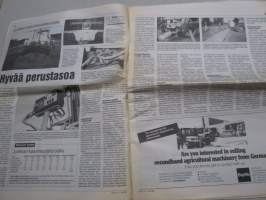 Koneviesti 1994 nr 11 - Strateginen energianvalinta: öljy vai kotimaiset?, Junkkari kasvinsuojeluruisku - Hyvää perustasoa, Viljan viljely EU-Suomessa, ym.