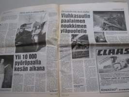 Koneviesti 1994 nr 11 - Strateginen energianvalinta: öljy vai kotimaiset?, Junkkari kasvinsuojeluruisku - Hyvää perustasoa, Viljan viljely EU-Suomessa, ym.