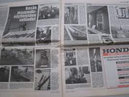 Koneviesti 1994 nr 14 -Massatuotanto vailla tulevaisuutta,Invalidi-Valmet,Helteinen säilörehupäivä,Kesän maaseutunäyttelyiden uutuudet,keksinnöt esillä Torniossa,ym.
