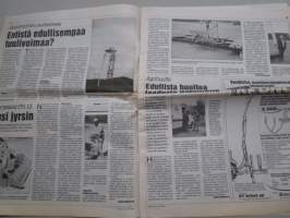 Koneviesti 1994 nr 15 - Konerenkaat sopisivat osaksi pestipalvelua, Hydrotroninen tuulivoimala, Agrihuolto, Joutaako kyntö historiaan?, Tuhkaa ja turvetta, ym.