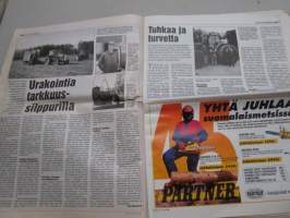 Koneviesti 1994 nr 15 - Konerenkaat sopisivat osaksi pestipalvelua, Hydrotroninen tuulivoimala, Agrihuolto, Joutaako kyntö historiaan?, Tuhkaa ja turvetta, ym.