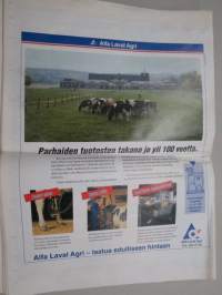 Koneviesti 1994 nr 19 - Toisilta oppimaan, Sampo-Rosenlew Oy - tavoite saavutettiin, K-maatalouden ennakkomyynti-kausi alkoi, Luomuviljely osa tuotantoa, ym.