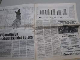 Koneviesti 1994 nr 20 - Näyttelyvuosi alkaa, Viljanviljelyn mahdollisuudet Eu:ssa, Lypsyrobotit koettelevat käyttäjien kärsivällisyyttä, Karjatalous, ym.ym.