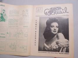Cocktail 1946 nr 22 - Novell- och skämttidningen, Linda Darnell, Carole Landis, Joan Blondell, Olga San Juan