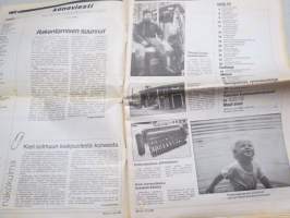 Koneviesti 1989 nr 1 - Rakentamisen suunnat, Valmet Englannissa - Uutta potkua maahantuojan vaihdolla, Viro kaipaa käytettyjä maatalouskoneita, ym.