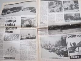 Koneviesti 1989 nr 1 - Rakentamisen suunnat, Valmet Englannissa - Uutta potkua maahantuojan vaihdolla, Viro kaipaa käytettyjä maatalouskoneita, ym.