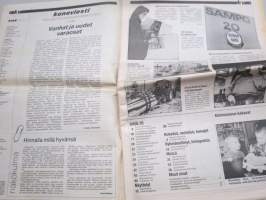 Koneviesti 1989 nr 3 - Vanhat ja uudet varaosat, Agrolux Agromat - Entiset siivet uusissa raameissa, Konekentän laidalta - Uutisia Agromekista, Quicke 500-sarja, ym.