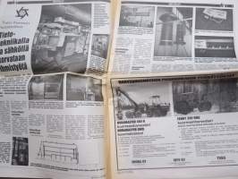 Koneviesti 1989 nr 6 - Talvinäyttely onnistui, Talvi-Farman karjatalous - Tietotekniikalla ja sähköllä korvataan ihmistyötä, Joustoa perävaunun aisaan, ym.