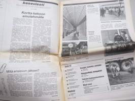 Koneviesti 1989 nr 9 - Kortta kekoon emolehmälle, Maatalousnäyttely espanjalaisittain, Masa yleishapotin, Cooperativa Santiago - Osuustoiminta jyllää Granadassa, ym.