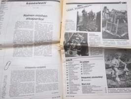 Koneviesti 1989 nr 10 - Hydro-Flex GMS 3200 - Hydraulinen pika-niittäjä, Pohjoismaiden traktorikauppa, Ahtoilman jäähdyttimellä lisää potkua turbodieseliin, ym.