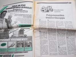 Koneviesti 1989 nr 10 - Hydro-Flex GMS 3200 - Hydraulinen pika-niittäjä, Pohjoismaiden traktorikauppa, Ahtoilman jäähdyttimellä lisää potkua turbodieseliin, ym.