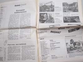 Koneviesti 1989 nr 16 -Euroopan traktoriunioni, Pysyy ja paranee,Jukeva-järjestelmä -monta työvälinettä samaan runkoon,Konekentän laidalta -konepoistot muuttuvat,ym.