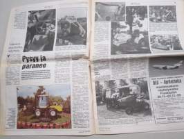Koneviesti 1989 nr 16 -Euroopan traktoriunioni, Pysyy ja paranee,Jukeva-järjestelmä -monta työvälinettä samaan runkoon,Konekentän laidalta -konepoistot muuttuvat,ym.