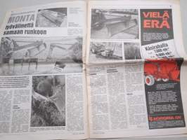 Koneviesti 1989 nr 16 -Euroopan traktoriunioni, Pysyy ja paranee,Jukeva-järjestelmä -monta työvälinettä samaan runkoon,Konekentän laidalta -konepoistot muuttuvat,ym.