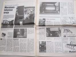 Koneviesti 1989 nr 16 -Euroopan traktoriunioni, Pysyy ja paranee,Jukeva-järjestelmä -monta työvälinettä samaan runkoon,Konekentän laidalta -konepoistot muuttuvat,ym.