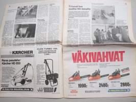 Koneviesti 1989 nr 16 -Euroopan traktoriunioni, Pysyy ja paranee,Jukeva-järjestelmä -monta työvälinettä samaan runkoon,Konekentän laidalta -konepoistot muuttuvat,ym.