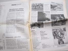 Koneviesti 1989 nr 17 - Aurattoman viljelyn tekniikka tutkimatta, Konekentän laidalta - Ei uusia painorajoituksia, Salojituspelloilla kaikki hyvn, ym.