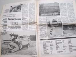 Koneviesti 1989 nr 17 - Aurattoman viljelyn tekniikka tutkimatta, Konekentän laidalta - Ei uusia painorajoituksia, Salojituspelloilla kaikki hyvn, ym.