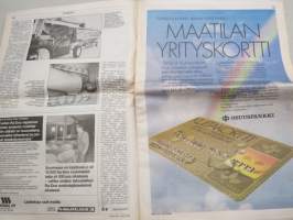 Koneviesti 1989 nr 17 - Aurattoman viljelyn tekniikka tutkimatta, Konekentän laidalta - Ei uusia painorajoituksia, Salojituspelloilla kaikki hyvn, ym.