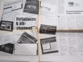 Koneviesti 1989 nr 20 - Tulevaisuuden haasteita, Kverneland Variomat EG - Viilun leveys vapaa, Konekentän laidalta - Vastaavatko toiset Dronningborgin halpamyyntiin?