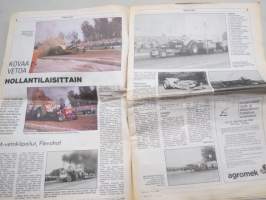 Koneviesti 1989 nr 22 - Maatalouskone-teollisuutemme mahdollisuudet, Kovaa vetoa - Hollantilaisittain, EM-vetokilpailut. Flevohof, Valmetin uusi tilausjärjestelmä,ym