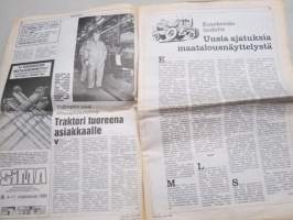 Koneviesti 1989 nr 22 - Maatalouskone-teollisuutemme mahdollisuudet, Kovaa vetoa - Hollantilaisittain, EM-vetokilpailut. Flevohof, Valmetin uusi tilausjärjestelmä,ym