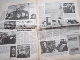 Koneviesti 1989 nr 22 - Maatalouskone-teollisuutemme mahdollisuudet, Kovaa vetoa - Hollantilaisittain, EM-vetokilpailut. Flevohof, Valmetin uusi tilausjärjestelmä,ym