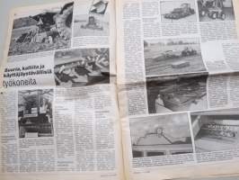 Koneviesti 1989 nr 22 - Maatalouskone-teollisuutemme mahdollisuudet, Kovaa vetoa - Hollantilaisittain, EM-vetokilpailut. Flevohof, Valmetin uusi tilausjärjestelmä,ym