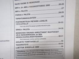 Resiina 2001 nr 1 (133.) -rautatieharrastelehti / railways hobby magazine