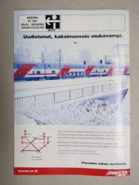 Resiina 2001 nr 1 (133.) -rautatieharrastelehti / railways hobby magazine