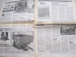 Koneviesti 1988 nr 1 - Mitä kuvaussyksy opetti?, Konekentän laidalta - Tarvitaanko ohjevähittäishintoja?, Miehen mittainen traktori, Posti-laatikko, ym.