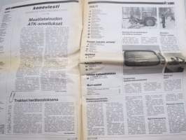 Koneviesti 1988 nr 3 - Maatilatalouden ATK-sovellukset, Agromek´88 - Pohjoismaiden suurin talvinäyttely, Agrolux Agrosta: Vain kivettömille maille, ym.