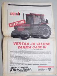Koneviesti 1988 nr 7 - Määräsäätö-luonnon haaste tekniikalle, Agrico 88 - Suppeus vaivana, Mitä kotimaisuus-kampanja voi antaa?, Jome-monitoimi-perävaunu, ym.