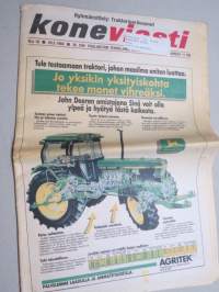 Koneviesti 1988 nr 10 - Salaojitus uudessa tilanteessa, MF 3600 -sarja. Konekentän laidalta - Kuka konsultoi mikronostajaa?, Lautas-niitto-koneen hinnan vaihto, ym.