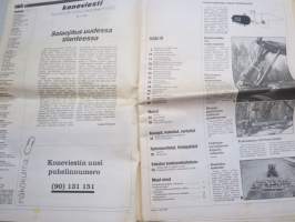 Koneviesti 1988 nr 10 - Salaojitus uudessa tilanteessa, MF 3600 -sarja. Konekentän laidalta - Kuka konsultoi mikronostajaa?, Lautas-niitto-koneen hinnan vaihto, ym.